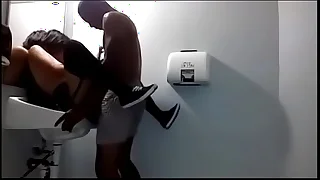 Asian hottie fucked in the bathroom